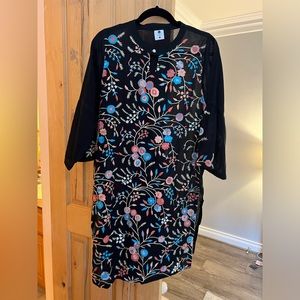 Black embroidered kurta